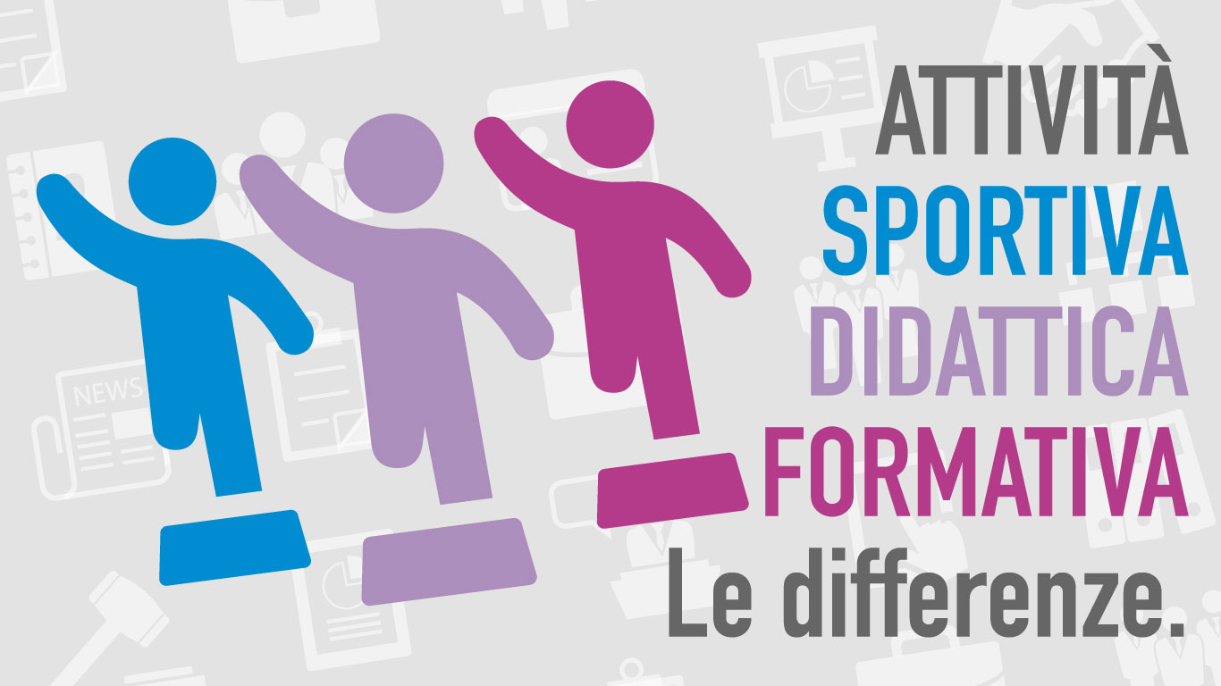 Attività sportiva didattica formativa: differenze